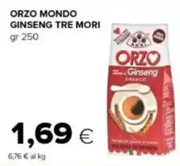 Tigre Orzo Mondo Ginseng Tre Mori offerta