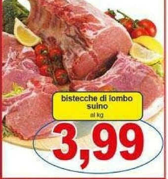 Pewex Bistecche di lombo suino offerta