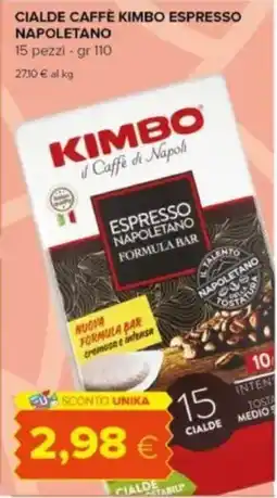 Tigre Cialde caffè Kimbo espresso napoletano offerta