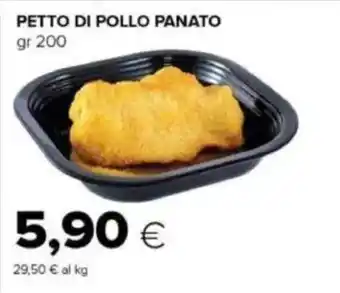 Petto di pollo panato