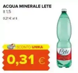 Tigre Acqua Minerale Lete offerta