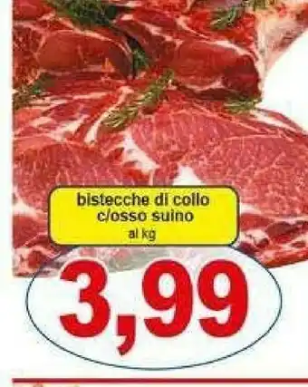 Pewex Bistecche di collo osso suino offerta