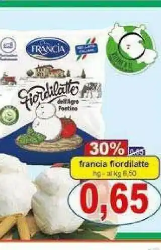 Pewex Francia fior di latte offerta