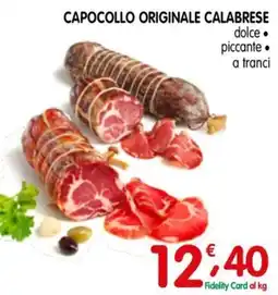 D'Ambros Capocollo originale calabrese offerta