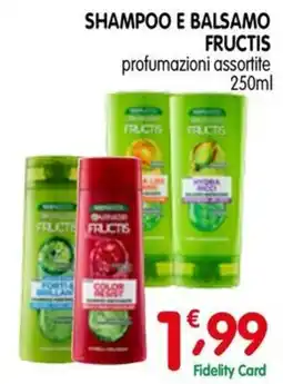 D'Ambros Shampoo e balsamo Fructis offerta