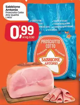 Crai Prosciutto Cotto Sabbiione Antonio offerta