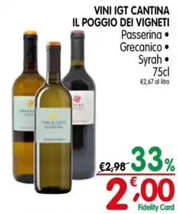 D'Ambros Vini IGT Cantina Il Poggio dei Vigneti offerta