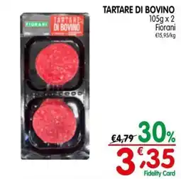 D'Ambros Tartare di bovino Fiorani offerta