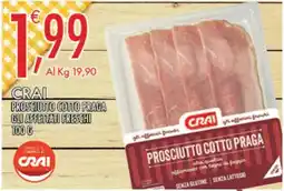 Crai Prosciutto cotto Praga Crai offerta