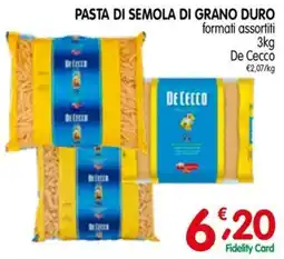 D'Ambros Pasta di semola di grano duro De Cecco offerta