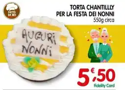 D'Ambros Torta chantilly per la festa dei nonni offerta