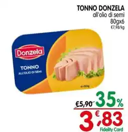 D'Ambros Tonno Donzela all'olio di semi offerta