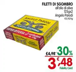 D'Ambros Filetti di sgombro all'olio di oliva Angelo Parodi offerta