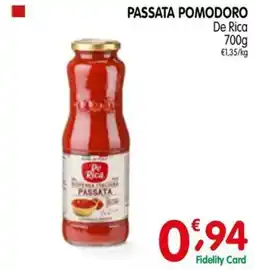 D'Ambros Passata pomodoro De Rica offerta
