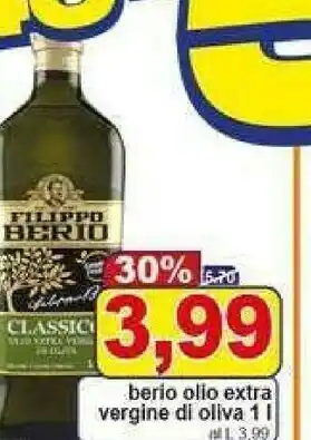 Pewex Filippo berio olio extra vergine di oliva offerta