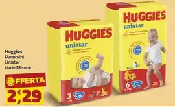 Supermercati Briò Huggies Pannolini Unistar offerta