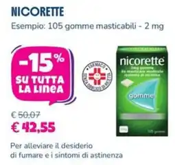 Parafarmacia Più Medical Nicorette gomme masticabili offerta