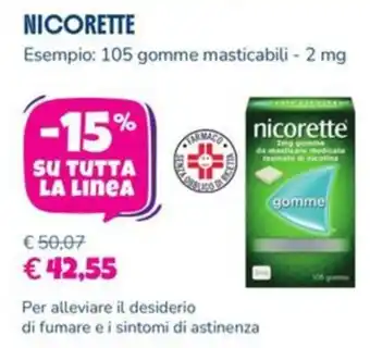 Nicorette gomme masticabili