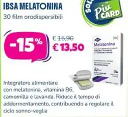 Parafarmacia Più Medical Ibsa melatonina offerta