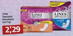 Supermercati Briò Lines Specialist Assorbenti offerta