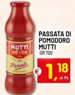 Centro Commerciale Discount Passata di pomodoro Mutti offerta
