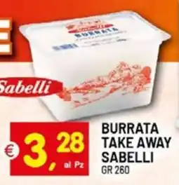Centro Commerciale Discount Burrata take away Sabelli offerta