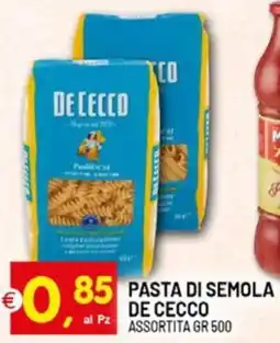 Centro Commerciale Discount Pasta di semola De Cecco assortita offerta