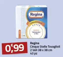 Supermercati Briò Regina Cinque Stelle Tovaglioli offerta