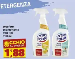 Supermercati Briò Lysoform Disinfettante offerta