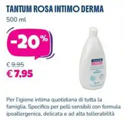 Parafarmacia Più Medical Tantum Rosa Intimo Derma offerta
