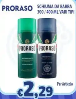 Opportunity Shop Proraso schiuma da barba offerta