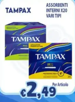 Opportunity Shop Tampax assorbenti interni offerta
