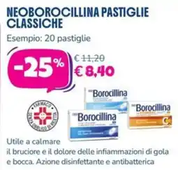 Parafarmacia Più Medical Neoborocillina pastiglie classiche offerta
