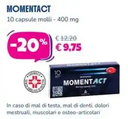 Parafarmacia Più Medical Momentact offerta