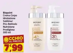 Supermercati Briò Biopoint Crema Corpo offerta