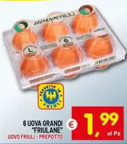 Centro Commerciale Discount Uova Friuli - Prepotto offerta