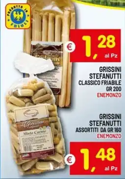 Centro Commerciale Discount Grissini Stefanutti classico friabile offerta