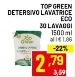 Centro Commerciale Discount Top Green Detersivo Lavatrice Eco offerta