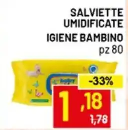 Centro Commerciale Discount Salviette umidificate igiene bambino offerta