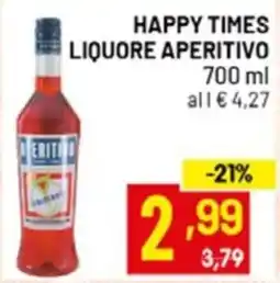 Centro Commerciale Discount Happy Times Liquore Aperitivo offerta