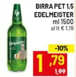 Centro Commerciale Discount Birra Pet Edelmeister offerta