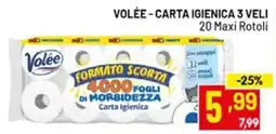 Centro Commerciale Discount Volée carta igienica 3 veli offerta