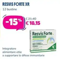 Parafarmacia Più Medical Resvis Forte XR offerta
