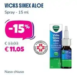 Parafarmacia Più Medical Vicks Sinex Aloe offerta