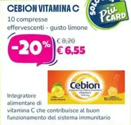Parafarmacia Più Medical Cebion Vitamina C offerta