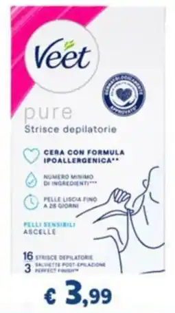 Opportunity Shop Veet pure Strisce depilatorie offerta