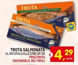Centro Commerciale Discount Trota salmonata al naturale offerta