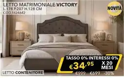 Mercatone Germanvox Letto matrimoniale Victory offerta
