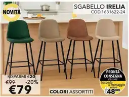 Mercatone Germanvox Sgabello Irelia offerta