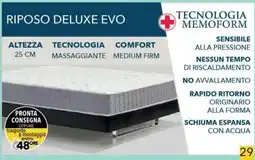 Mercatone Germanvox Riposo Deluxe Evo offerta